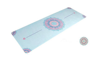 1.5mm Natural Rubber Slip-resistant Yoga Mats Yoga Blanket Folding Fitness Mat High Temperature Travel Printing Mats
