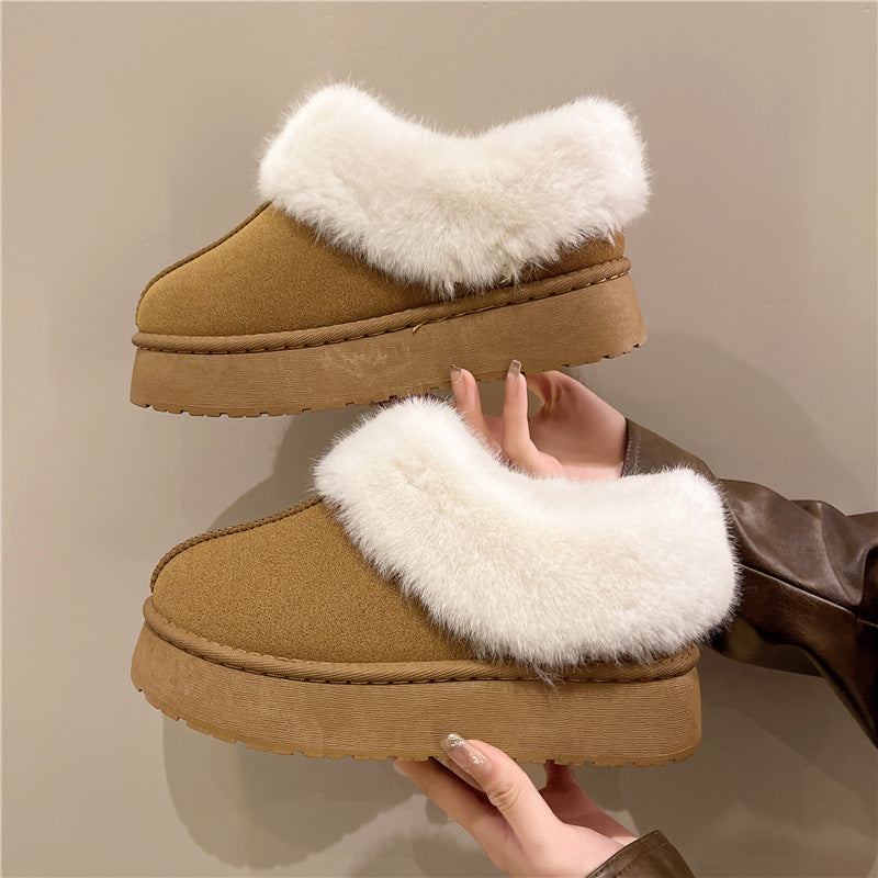Women's Winter Thicken Thermal Fur Snow Boots
