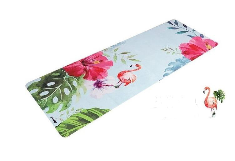 1.5mm Natural Rubber Slip-resistant Yoga Mats Yoga Blanket Folding Fitness Mat High Temperature Travel Printing Mats