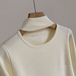 Ladda upp bild till gallerivisning, Women&#39;s Thick Design Halterneck Long-sleeved Knitwear
