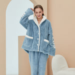 Load image into Gallery viewer, Keep Warm Coral Velvet Pajamas For Women
