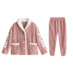 Ladda upp bild till gallerivisning, Keep Warm Coral Velvet Pajamas For Women
