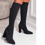 Load image into Gallery viewer, Thick High-heeled Thigh Boot Women
