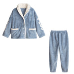 Lade das Bild in den Galerie-Viewer, Keep Warm Coral Velvet Pajamas For Women
