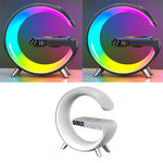 Charger l&#39;image dans la galerie, 2023 New Intelligent G Shaped LED Lamp Bluetooth Speake Wireless Charger Atmosphere Lamp App Control For Bedroom Home Decor
