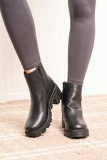 Load image into Gallery viewer, Copy of Legend Side Zipper Faux Leather Booties
