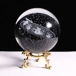 Lade das Bild in den Galerie-Viewer, New 80mm K9 Crystal Solar System Planet Globe 3D Laser Engraved Sun System Ball with Touch Switch LED Light Base Astronomy Gifts
