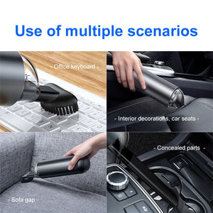 Baseus Car Vacuum Cleaner Wireless Mini Portable Handheld Auto Vacuum Cleaner 4000Pa Car Interior Interior Keyboard Dust пылесос