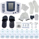 Lade das Bild in den Galerie-Viewer, Electric Tens Muscle Stimulator Digital Muscle Therapy Full Body Massage Relax 16pads Pulse Ems Acupuncture Health Care Machine
