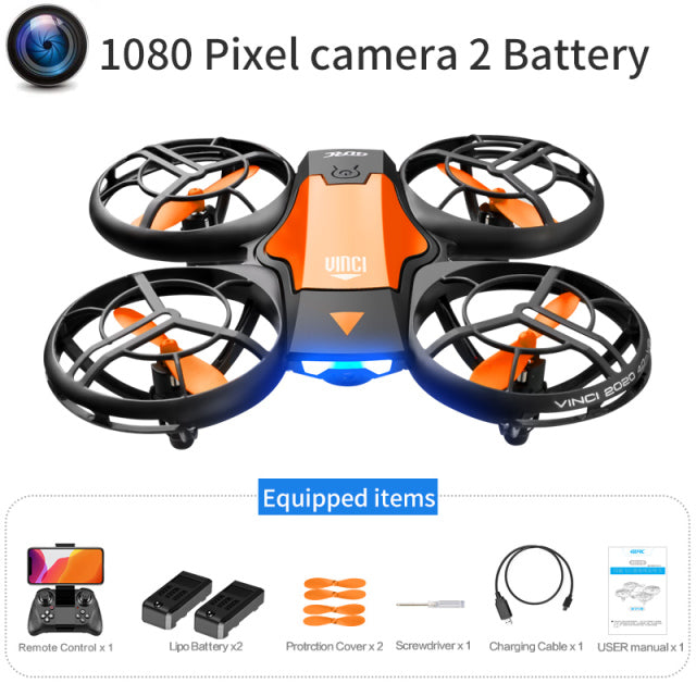 4DRC V8 New Mini Drone 4k profession HD Wide Angle Camera 1080P WiFi fpv Drone Camera Height Keep Drones Camera Helicopter Toys
