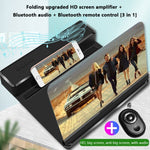 Lade das Bild in den Galerie-Viewer, Mobile Phone Screen Amplifier Ultra HD Blu-ray 3 Magnifying Glass with Bluetooth Speaker Phone Holder Projection 6D Projection
