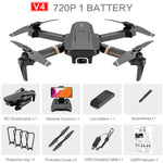 Lade das Bild in den Galerie-Viewer, V4 Rc Drone 4k HD Wide Angle Camera 1080P WiFi fpv Drone Dual Camera Quadcopter Real-time transmission Helicopter Toys
