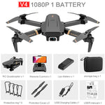 Charger l&#39;image dans la galerie, V4 Rc Drone 4k HD Wide Angle Camera 1080P WiFi fpv Drone Dual Camera Quadcopter Real-time transmission Helicopter Toys

