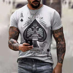 Charger l&#39;image dans la galerie, 2021 Mens T-shirt Summer Casual Short Sleeve T-shirt Best-selling Streetwear Retro 3D Printing Letter T-shirt Men&#39;s Casual Top
