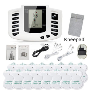 Electric Tens Muscle Stimulator Digital Muscle Therapy Full Body Massage Relax 16pads Pulse Ems Acupuncture Health Care Machine