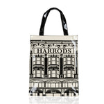 Cargar imagen en el visor de la galería, London Style PVC Reusable Shopping Bag Women&#39;s Bag Eco Friendly Flower Shopper Bag Waterproof Handbag Lunch Tote Shoulder Bag
